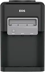 Bebedouro de Mesa para Garrafão Eos Mineralle Eletrônico Água Quente, Fria e Natural Preto Ebe06qp 220v