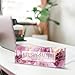 Personalized Name Plate for Desk, Custom Desk Name Plate, Acrylic Name Plate Office Desk Accessories, Personalized Office Gifts for Coworkers Teachers, Employee Appreciation Gifts (C-Mauve Marble)