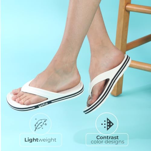 Image of YOHO Grip Orthopedic Slippers for Men | Waterproof Monsoon Footwear | Footpharma Footbed & TripleDense Foam | Anti-Skid Chappals