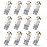 WEIMELTOY 194 LED Car Bulb Amber Yellow 3030 Chipset 2SMD T10 194 168 W5W LED Wedge Light Bulb 1.5W...