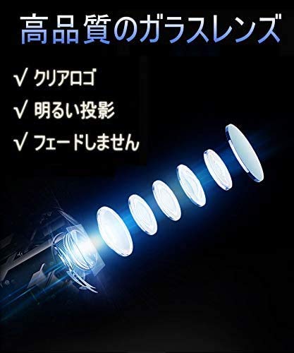 Amazon.co.jp: マセラティカーテシランプ レーザーロゴライト ドア