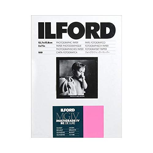 Ilford 83D504C31 Photo Papier 12,7 x 17,8 cm 100 feuilles
