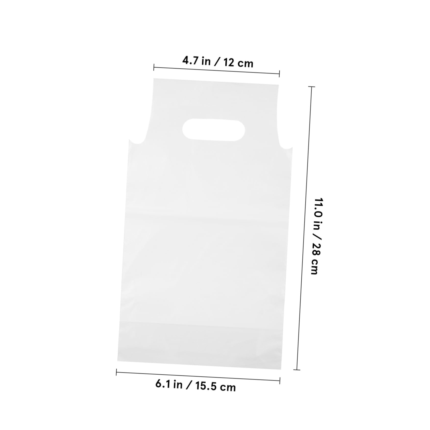 LIFKOME 500Pcs Portable Handle Drink Bags Beverage Storage Pouches for Takeout Coffee and Drinks Sturdy Carrying for Shops and Events Design