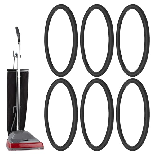 Image of Vacuum Belt, 6 Pack Belt 30563B Round Vacuum Cleaner Belts Upright Vacuum Belt Compatible with Sanitaire Eureka Vacuum Cleaner, Style RD, SC679K C2094 Belt