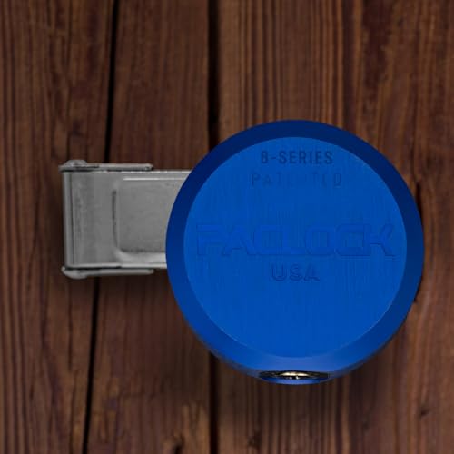 Image of PACLOCK's 8-Series Stepped-Back Puck, Standard Rekeyable (SR), Keyed Different, 304 Stainless Steel