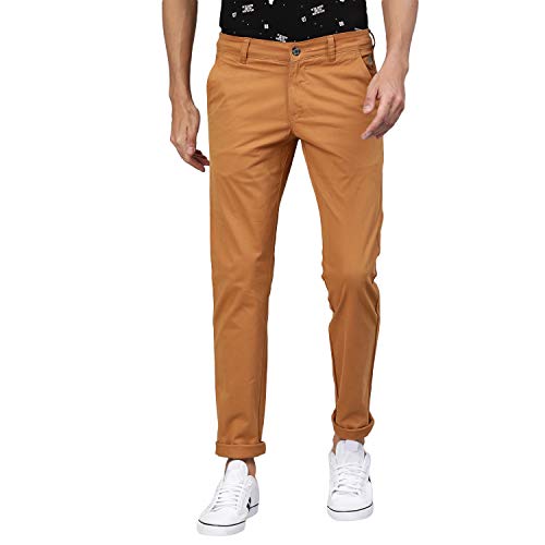 Image of Urbano Fashion Men's Slim Fit Mid Rise Pants