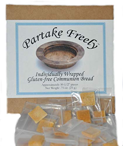 Individually Wrapped Gluten-Free Communion Bread (50)