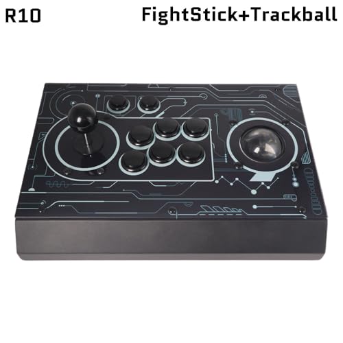 Image of FightBox R10 Arcade Fight Stick With Trackball Retro Game Controller
