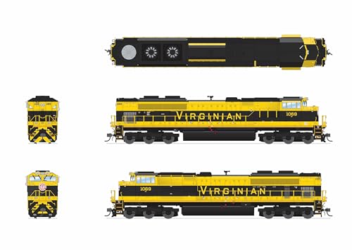 Broadway Limited 9783 EMD SD70ACe, NS 1069, Virginian Heritage Paint, Paragon4 Sound/DC/DCC, w/Smoke, (Hobbytyme Exclusive) HO Scale
