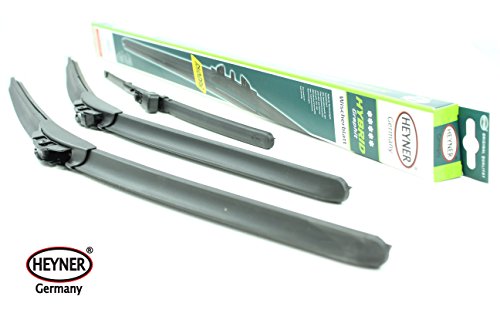 Golf 5 2005-2008 Heyner Germany Aero Full Set Hybrid Windscreen Wiper Blades Front Rear 24" 19"TL 13"V HH2419TL13V [VWGOLF]
