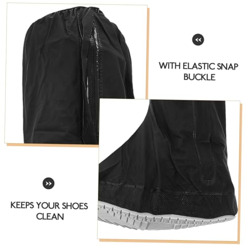 Cubrebotas de Ciclismo Unisex Negro miniatura 3