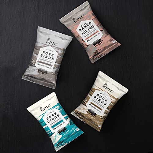 Epic 0732153124684 Sea Salt + Vinegar Oven Baked Pork Rinds thumb #5