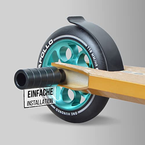 Apollo Stuntstep Peg 13,5 x 2 cm, professionele anti-slip pennen van staal voor stuntstep, voetpeg, stepegs, zwart… - Afbeelding 5