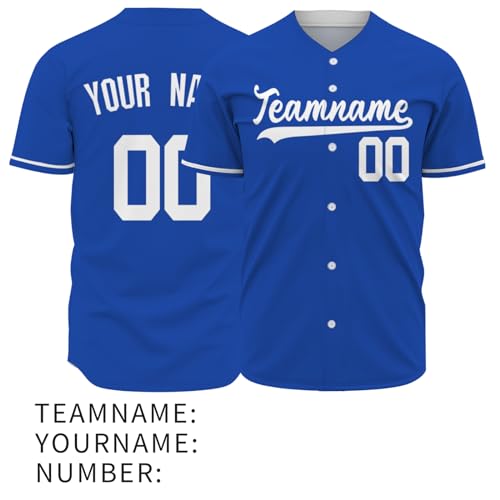 Personalized Baseball Jersey Customized Name Number Logo Multicolor Baseball Shirts for Men Women Kids miniatura 6