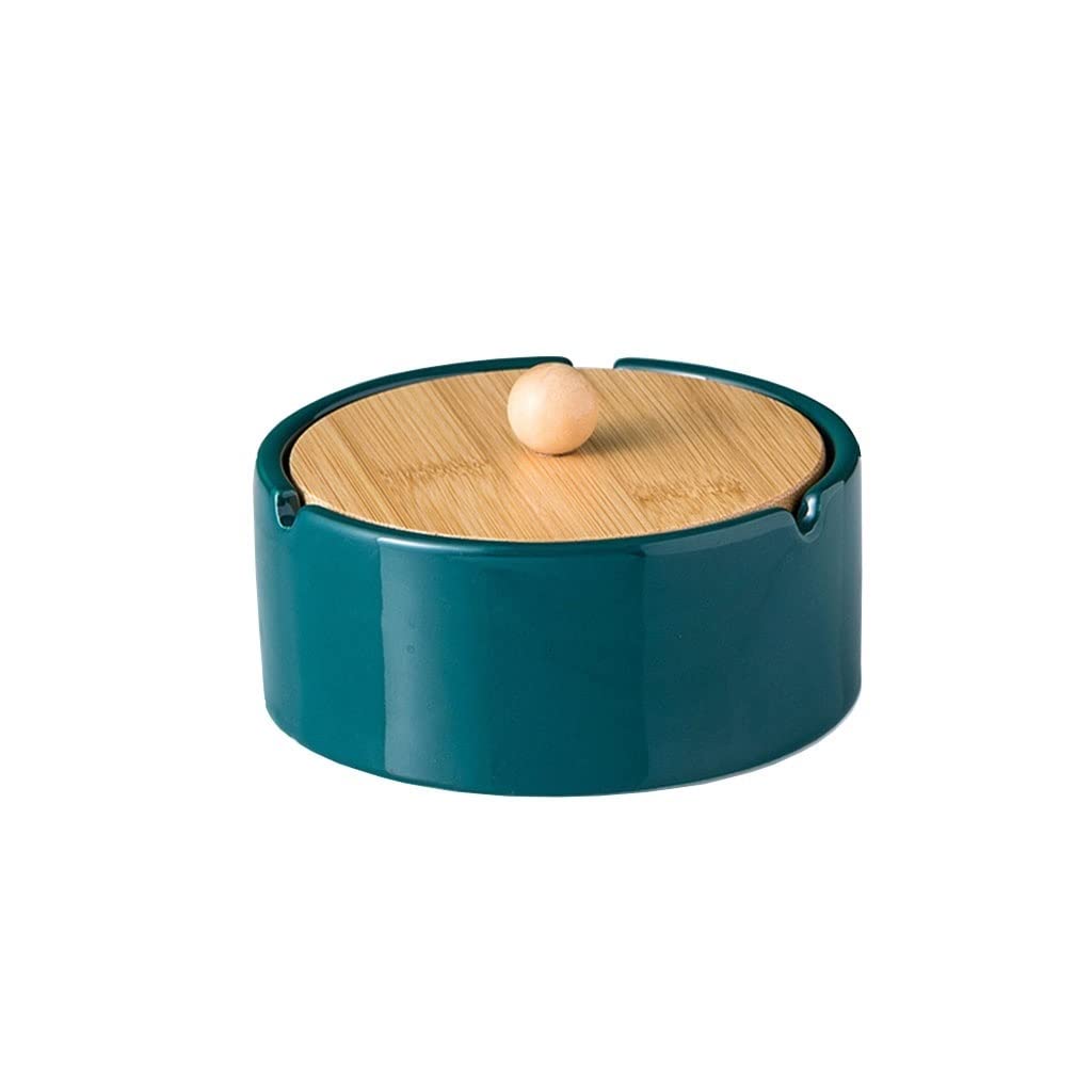 Set di posacenere for Sigarette Posacenere in Ceramica con Coperchio Tavolino da caffè for la casa all'aperto Soggiorno Tavolo Pranzo for Ufficio Decorazione ，Posacenere(A)
