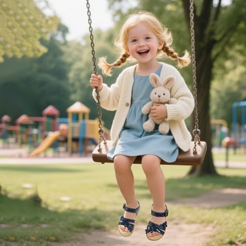 Infant Girls Sandals,Girls First Walkers Shoes, Non-Slip Breathable Soft Leather Open-Toe Summer Shoes for Kids4