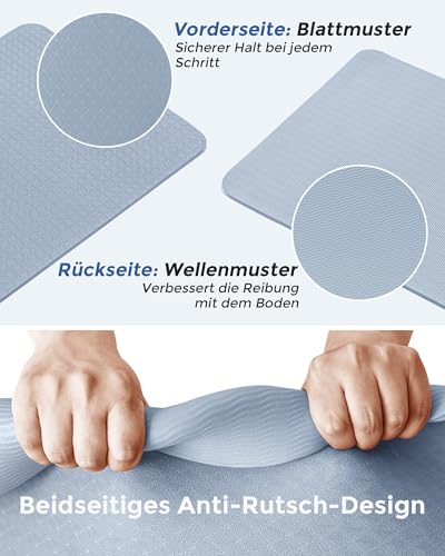 Oak-Tea-Yogamatte-Rutschfest-Fitnessmatte-Umweltfreundliche-TPE-Sportmatte-mit-Tragegurt-Gymnastikmatte-fur-Pilates-Yoga-Workout-183-x-61-x-06-cm | Dealmeister.io Alt tag für bilder post titel