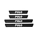 Produktbild AXYP 4Pcs Car Kohlefaser Einstiegsleisten, Für VW Polo 6R 6C 9N 9N3 6N 6N2 2000-2019 Anti-Kratzschutz Aufkleber Dekoratives Sticker, AutotüRschwellerschutz Kick Plates