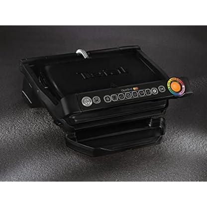 Tefal OptiGrill Kontaktgrill, 6 automatische Programme, Garstufenanzeige, passt Temperatur und Grillzyklus ans Grillgut an, abnehmbare Platten, manueller Modus, Elektrogrill, schwarz, GC705816 – Bild 5