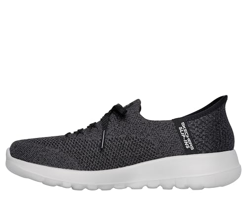 Skechers Women's Go Walk Joy Abby Hands Free Slip-Ins Sneaker, Black, 8.5