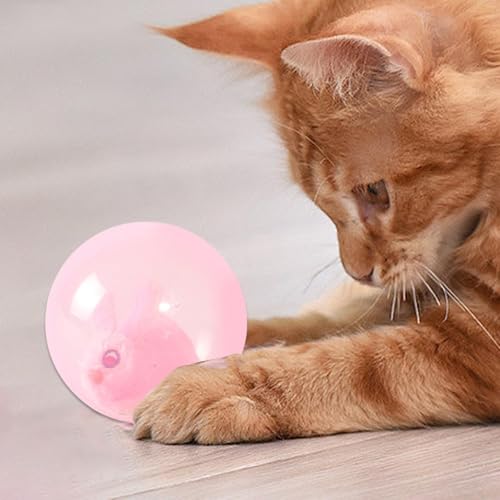 Bola rodante inteligente recargable para ejercicio de gatitos 3