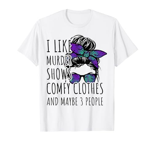 Murder Shows Comfy Cotton T-Shirt