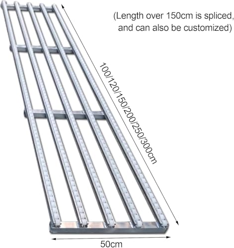 Sistema di trasporto non alimentato, largo 50,8 cm, con rulli in ABS, perfetto per lo scarico di magazzini e secchi, lunghezza 300 cm