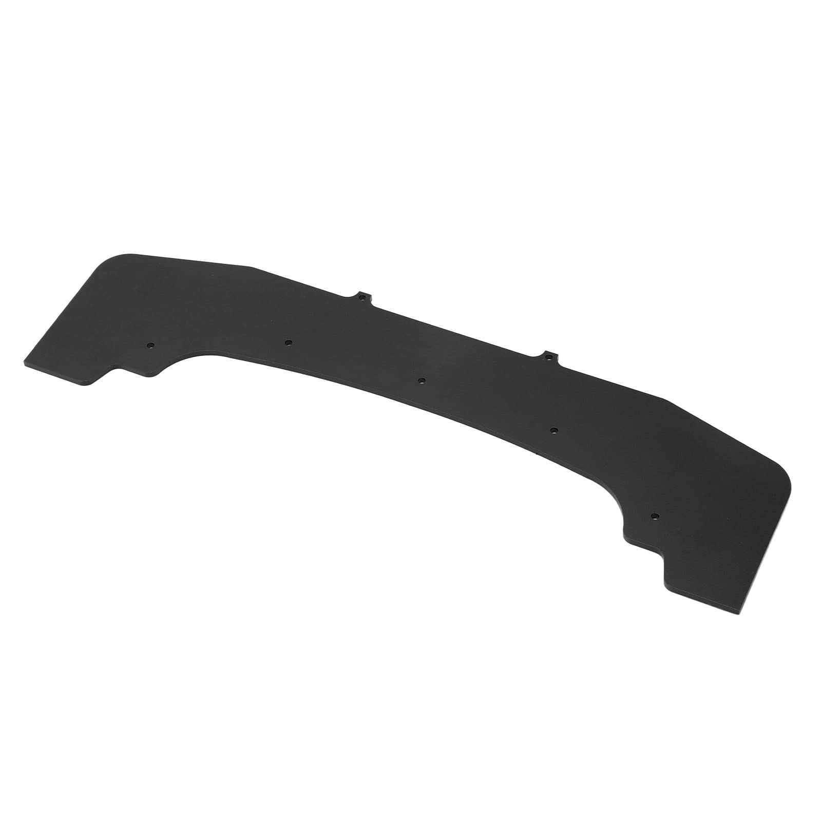 plplaaoo RC przedni zderzak ze stopu aluminium, wytrzymały, nierdzewny, odporny na uderzenia, przedni rozdzielacz do samochodów RC serii 1/7 1/8, długość 310 mm (czarny)