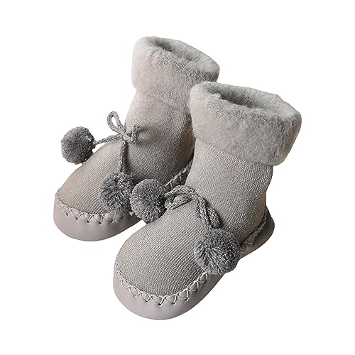 Toddler Girl Shoes Toddler Baby Floor Socks Thickened and Fleece Warm Toddler Shoes Non Slip for Shoes Baby Girls