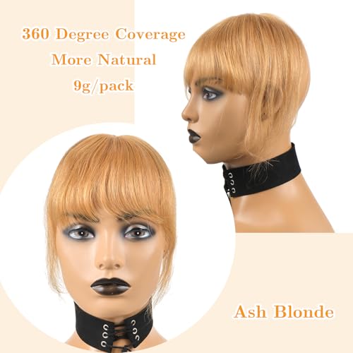 Frange à clipser pour masquer le manque de volume - Cheveux naturels 360°
