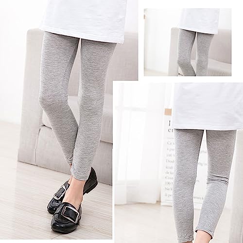 Baby Girls' 3-Pack Leggings Cotton Basic Legging for Kids Fitting Long Pant Girls Leggings Toddler Active Leggings3