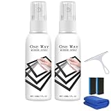 Gettoreach 30ml Reflective Window Spray For Home & Car,One-Way Mirror Privacy Shield Spray,Temporary Privacy Window Treatment For Home,Office & Vehicle Windows ，2pcs