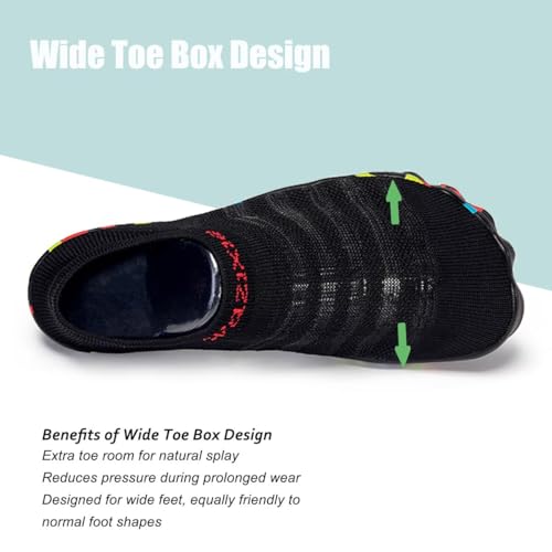 TOLLN Quick-Dry Barefoot Water Shoes for Men, Women & Youth – Versatile Aqua Socks for Beach, Pool, Kayaking, Hiking, Surfing, Yoga & Outdoor Sports3