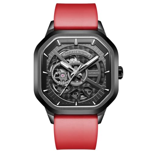 Montre mécanique automatique homme Paras Crown idée cadeau anniversaire