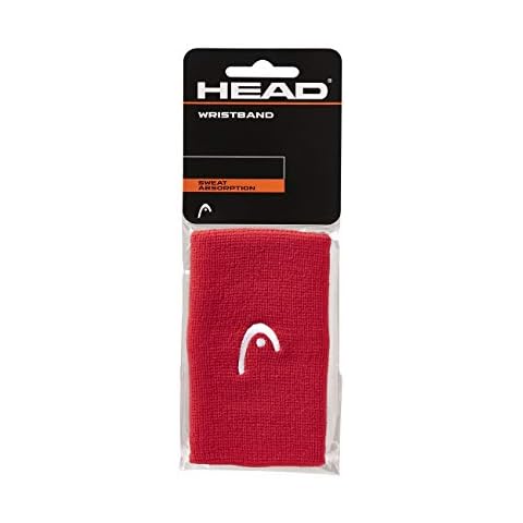Head Muñequera 5” Roja para Tenis Cover