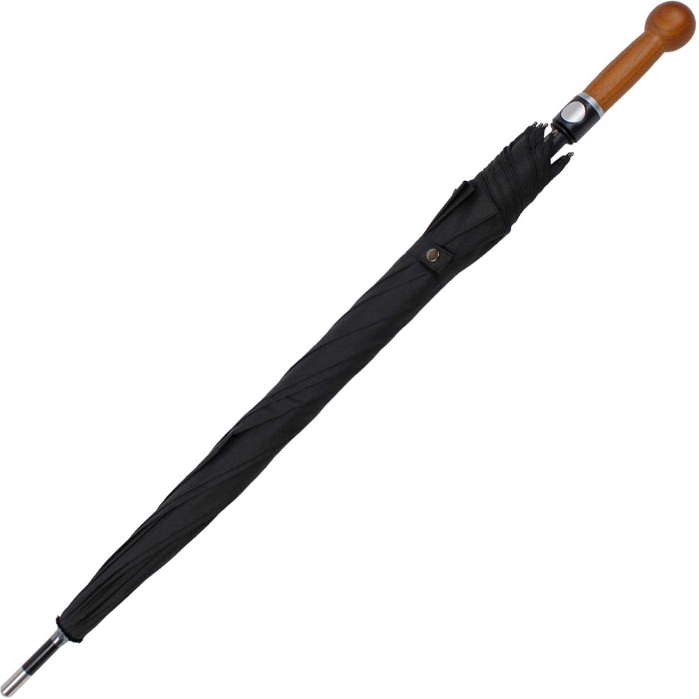 iX-brella Stützschirm Selbstverteidigungsschirm extrem stabil (schwarz)