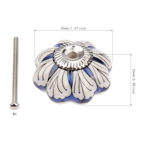 Tirador de cerámica resistente de 40 mm para puertas de armarios con agarre ergonómico 4