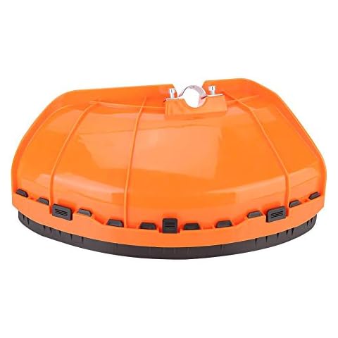 Red Plastic Lawn Brushcutter Blade Guard Cover
