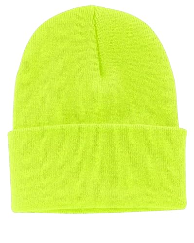 Port & Company Knit Cap 20f Neon Yellow