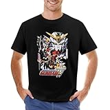 [OOHING] ガンダム機動戦士ガンダムTシャツ メンズGundam 半袖 レディース 夏服 丸首 通気 コットン 快適 綿 人気 おしゃれ 男女兼用 大きいサイズ