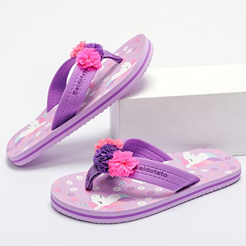 Image of Saidoteto Boys Girls Flip Flops Child Summer Slip-on Thong Sandals Beach Pool Water Shoes(Little /Big Kid)