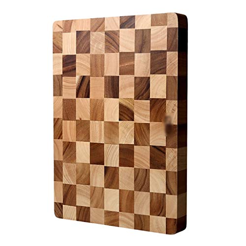 Szy Tablas de Cortar Cortar Tabla De Cortar Tablas De Cortar De Bloque Que Taja De Madera De Acacia Junta De Hogares Espesado Tabla De Cortar De Cocina De Corte Junta Grande