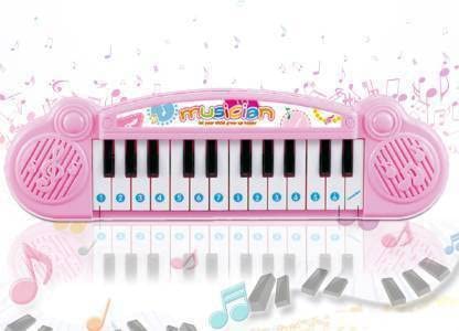 tansha11 Mini Muscial Keyboard with 24 Keys for Kids (Pink)