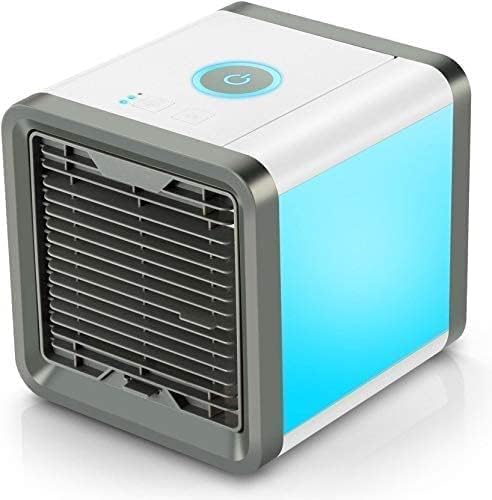 Mini Air Portable Cooler flow Water base Mini Cooler With LED light for Office Desk, Room, personal space Air Coolers For Home (PACK OF 1)