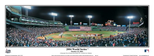 Sponsored Ad - 2004 World Series - Game 1 at Green Monster Fenway Park - 13.5 x 39 Inch Poster (Unframed) - Living Room Wall Art