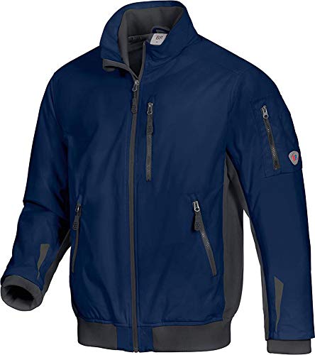 BP 1890-643-110-2XL Fliegerjacke, Vollständig gepolstert mit Stehkragen und Frontreißverschluss, 280,00 g/m² 100% Polyamid, Nachtblau, 2XL