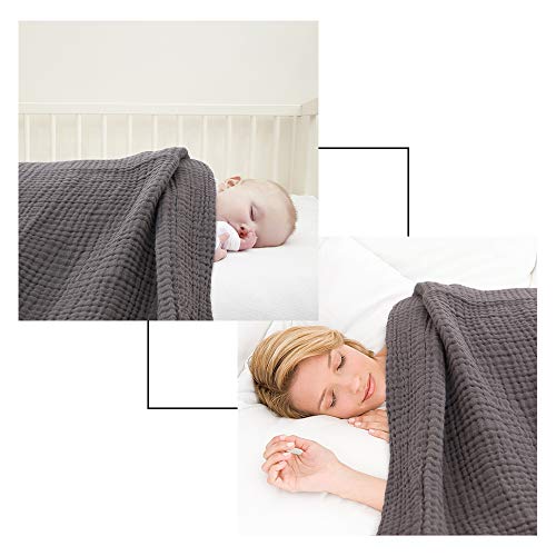 pineapple palace muslin blanket