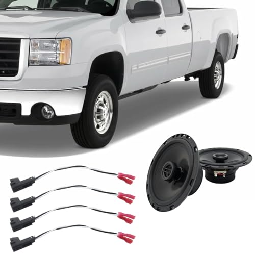 4 PCS Door Speaker Wiring Harness Replacement for Chevy Camaro 1993-2002, Install Aftermarket Audio Speaker Wire Cable
