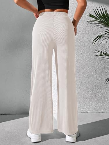Image of GRECIILOOKS Women's Parachute Cargo Pants - High Waist Flared Korean Trousers| Trendy Casual Wear for Daily & Travel Use (Available in Plus Size)