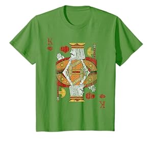Herz König Kostüm Karneval König Der Herzen Valentinstag T-Shirt